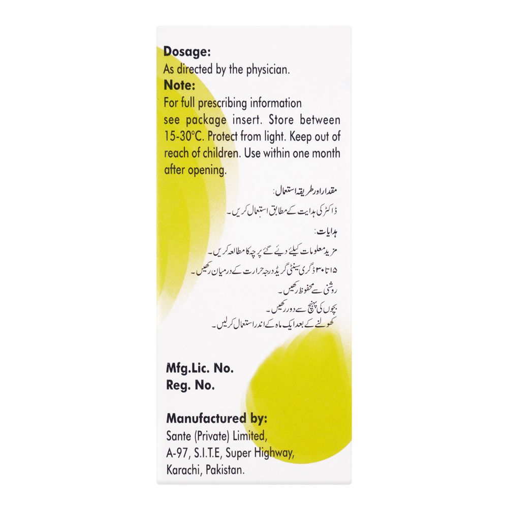 Sante Pharma Hylosan Soothing & Lubricating Ophthalmic Solution, 5ml product image 2 - Bolanclinic