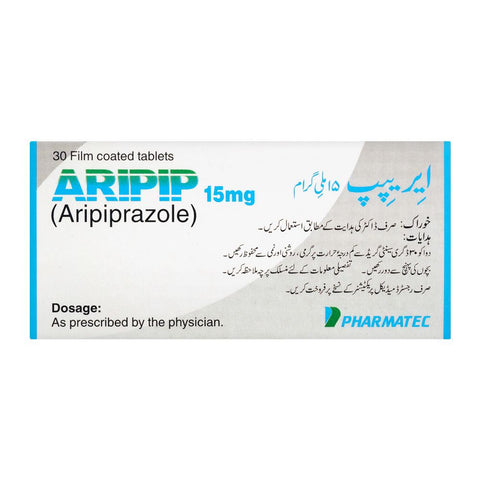 Pharmatec Aripip Tablet, 15mg, 30-Pack product image 2 - Bolanclinic