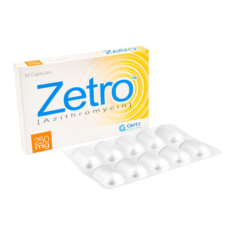 Getz Pharma Zetro Capsule, 250mg, 10-Pack product image 2 - Bolanclinic