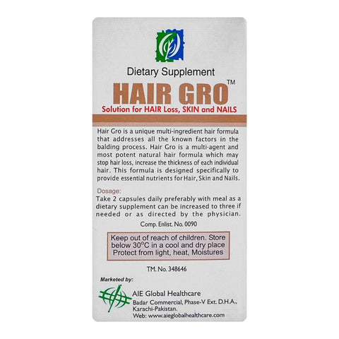 AIE Global Healthcare Hair Gro Capsule, 30-Pack product image 2 - Bolanclinic