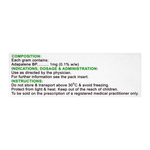 ATCO Laboratories Adapco Cream, 15g product image 3 - Bolanclinic