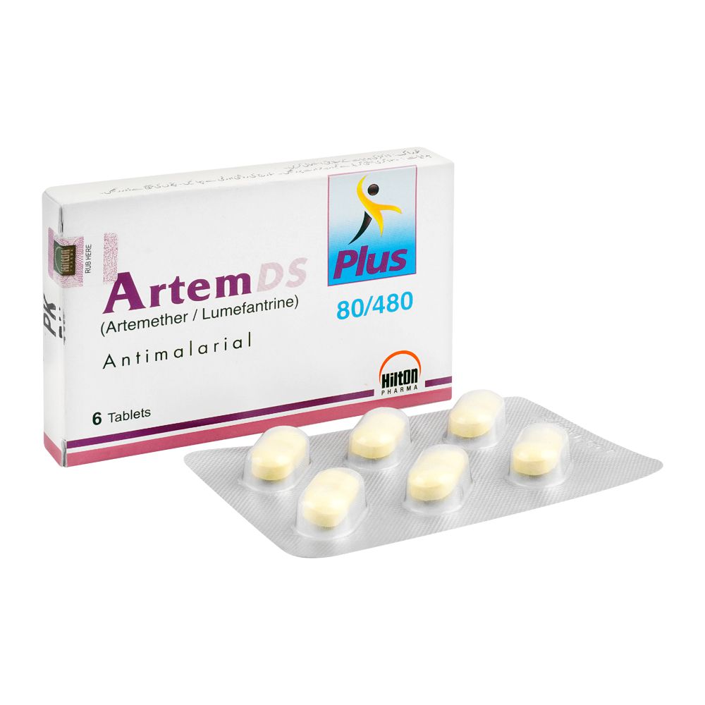 Hilton Pharma Artem DS Plus Tablet, 80/480mg, 6-Pack product image - Bolanclinic