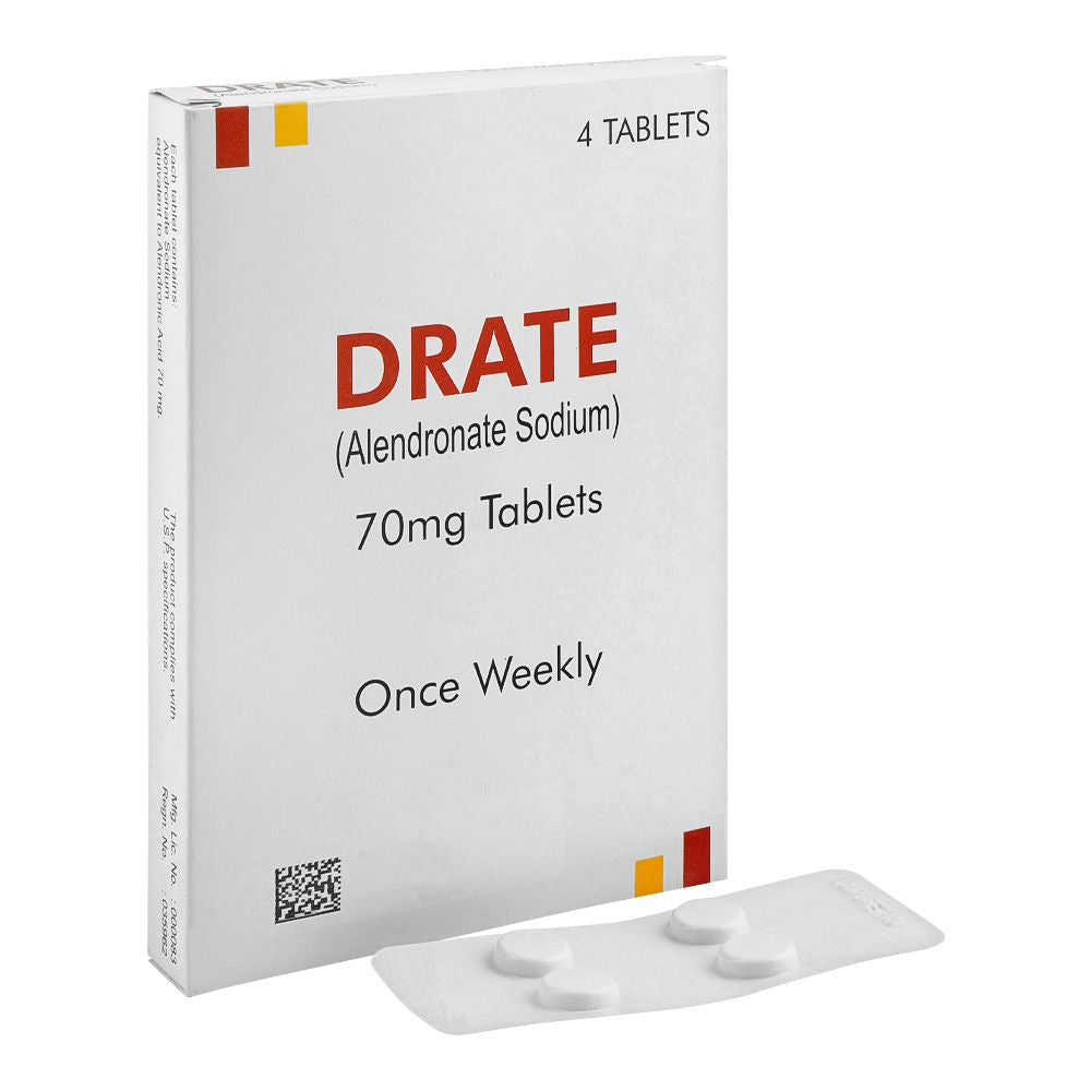 S. J. & G. Drate Tablet, 70mg, 4-Pack product image - Bolanclinic