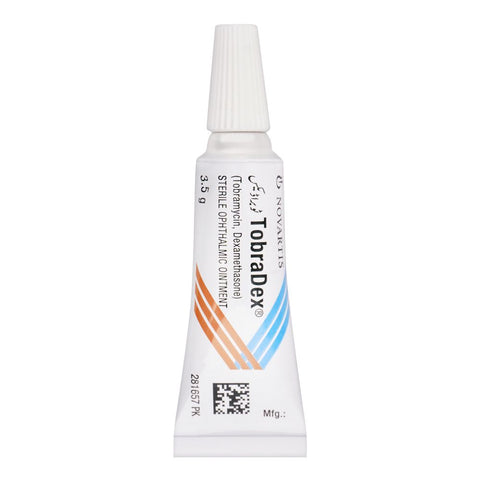 Novartis Pharmaceuticals TobraDex Eye Ointment, 5ml product image - Bolanclinic