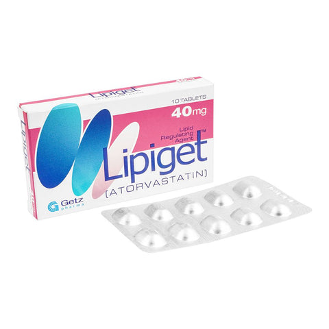Getz Pharma Lipiget Tablet, 40mg, 10-Pack product image 2 - Bolanclinic