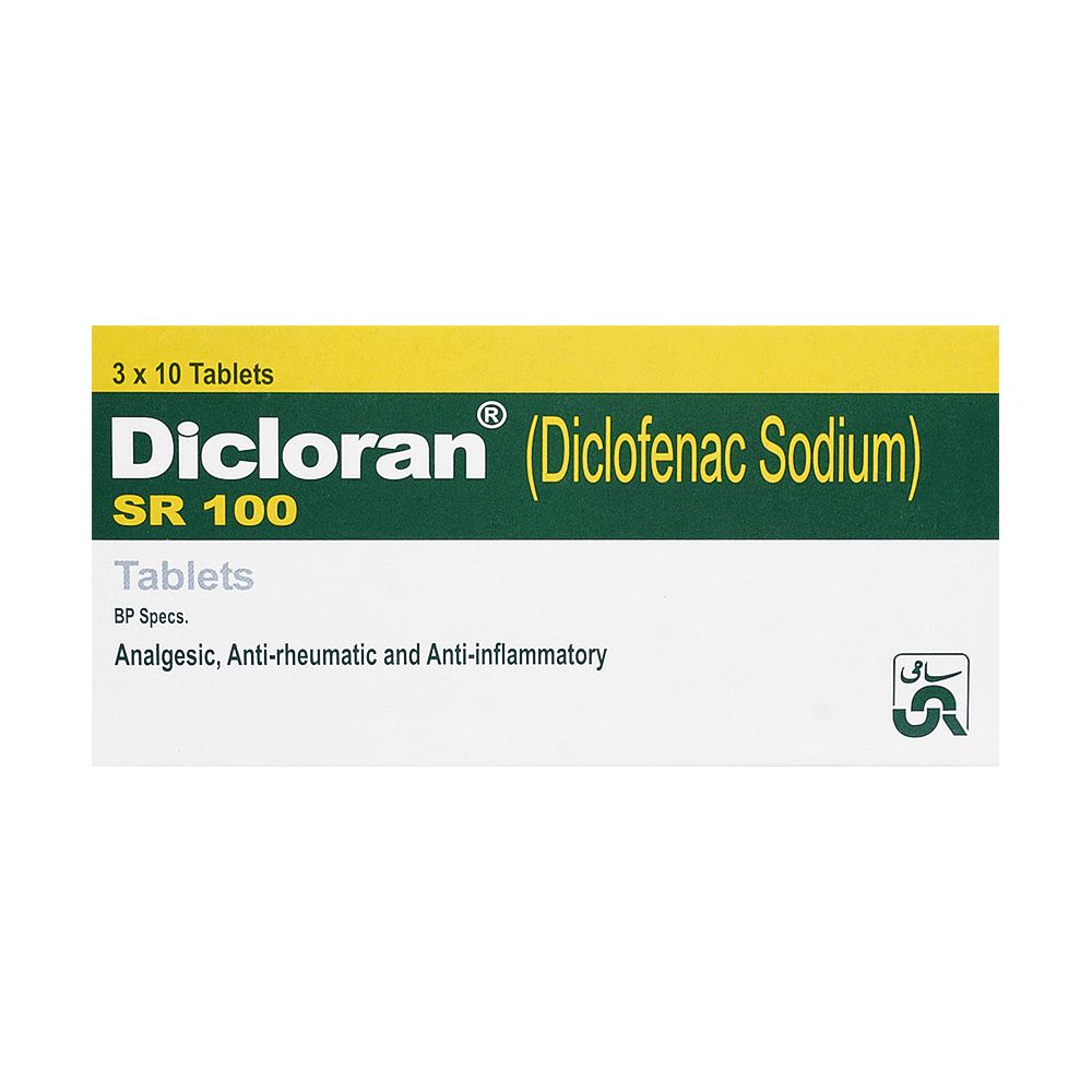 Sami Pharmaceuticals Dicloran SR 100 Tablet, 1-Strip product image 2 - Bolanclinic