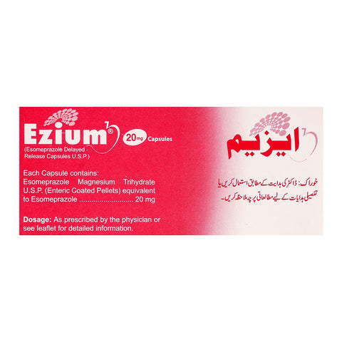 Searle Ezium Capsule, 20mg, 14-Pack product image 3 - Bolanclinic