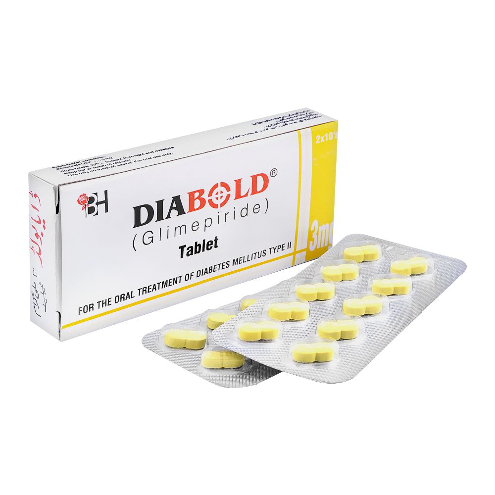 Barrett Hodgson Diabold Tablet, 3mg, 20-Pack product image - Bolanclinic