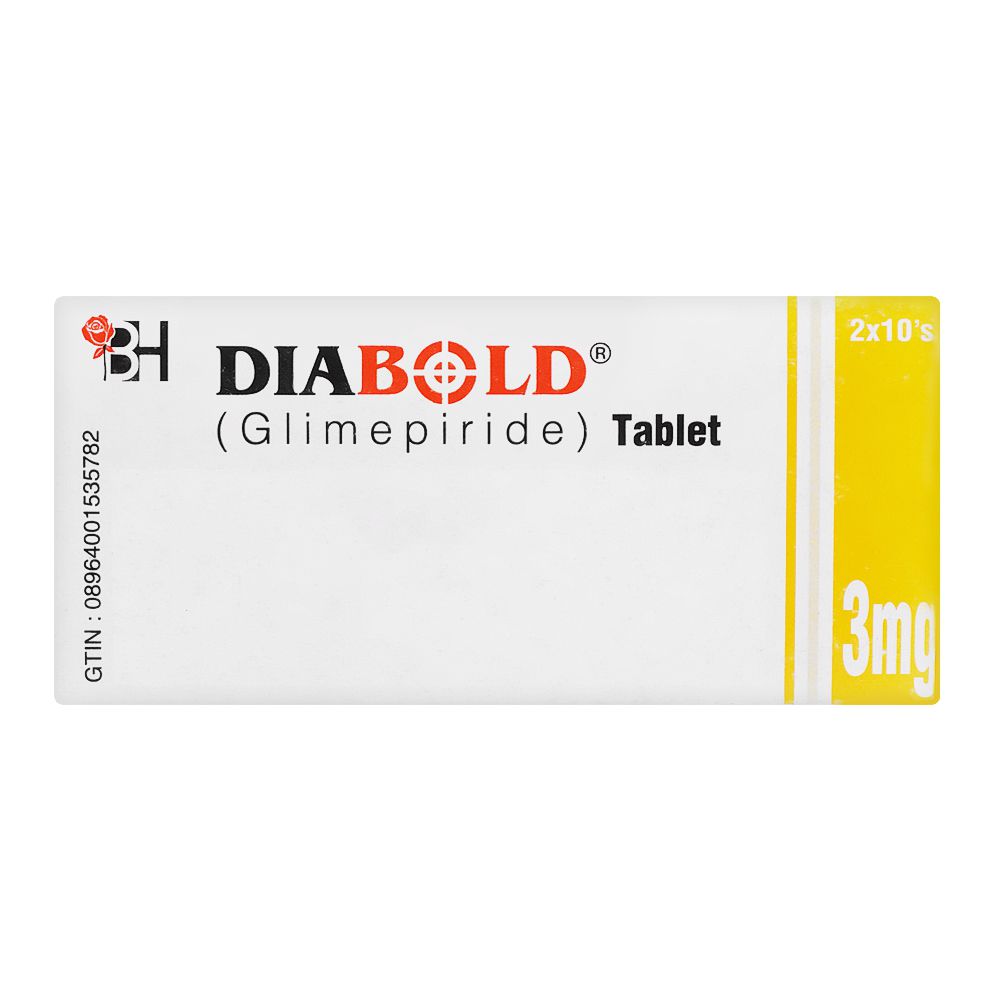 Barrett Hodgson Diabold Tablet, 3mg, 20-Pack product image 2 - Bolanclinic