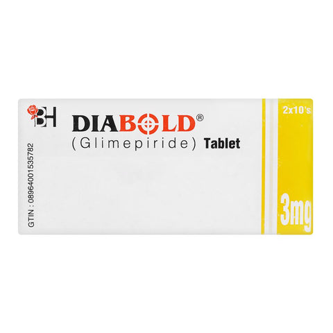 Barrett Hodgson Diabold Tablet, 3mg, 20-Pack product image 2 - Bolanclinic