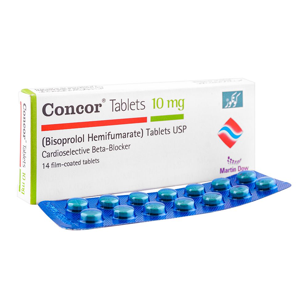 Martin Dow Concor Tablet, 10mg, 14-Pack product image - Bolanclinic