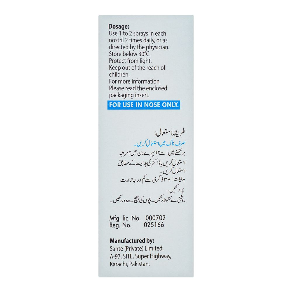 Sante Pharma Tarisin Nasal Spray, 15ml product image 2 - Bolanclinic
