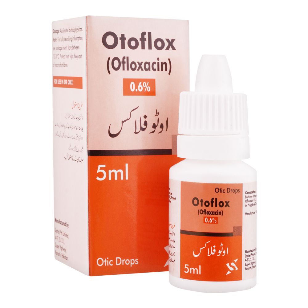 Sante Pharma Otoflox Otic Drops, 0.6 Percent, 5ml product image - Bolanclinic