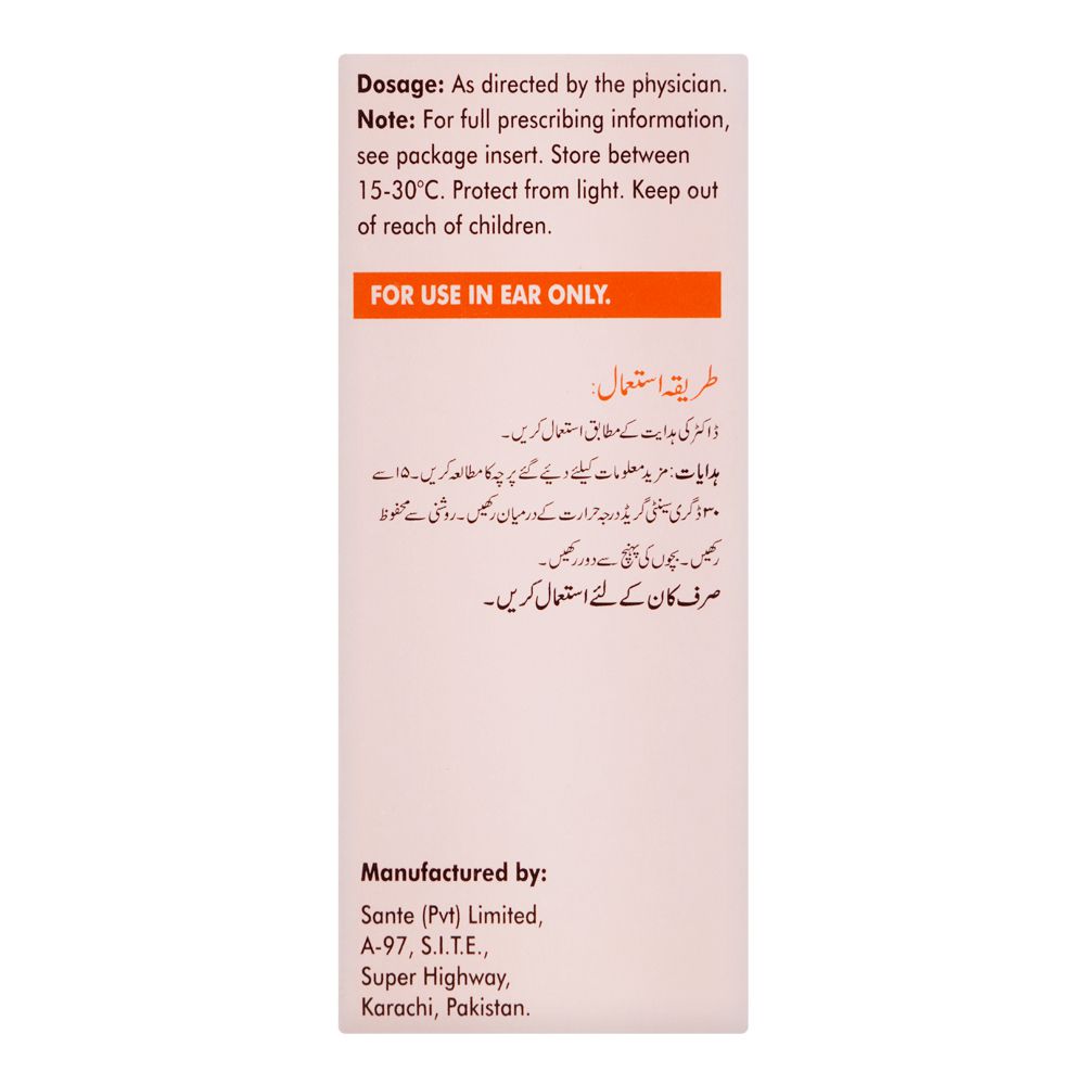 Sante Pharma Otoflox Otic Drops, 0.6 Percent, 5ml product image 2 - Bolanclinic