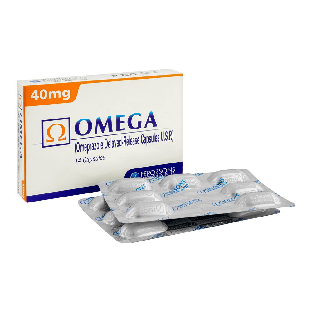Ferozsons Laboratories Omega Capsule, 40mg, 14-Pack product image - Bolanclinic