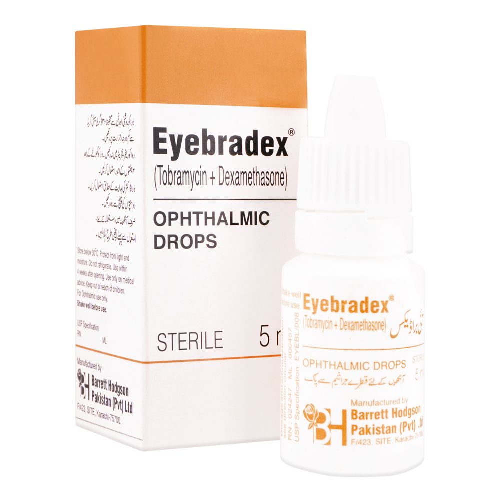 Barrett Hodgson Eyebradex Ophthalmic Drops, 5ml product image - Bolanclinic
