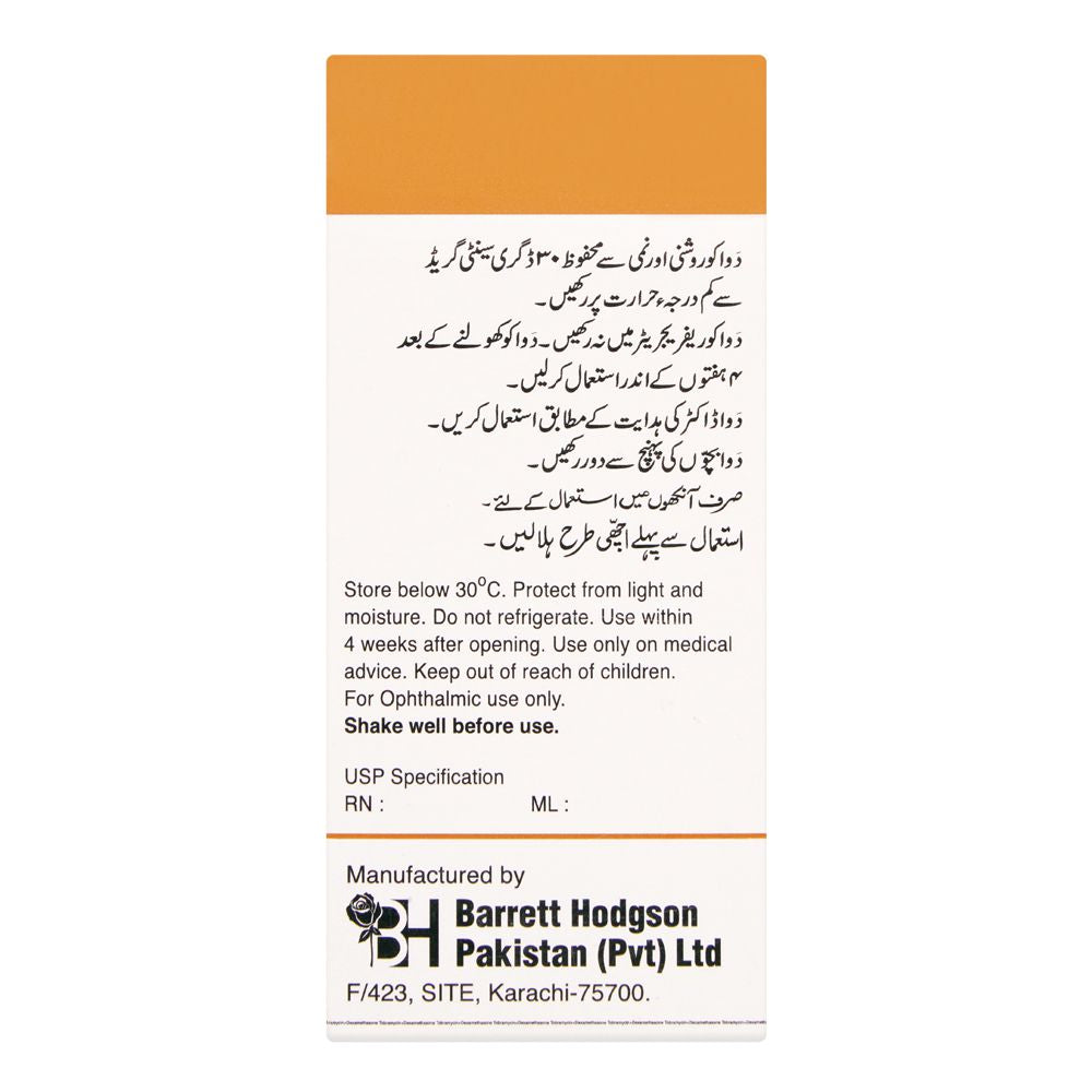 Barrett Hodgson Eyebradex Ophthalmic Drops, 5ml product image 2 - Bolanclinic