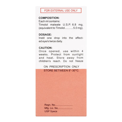 Remington Pharmaceuticals Blotim Eye Drops, 5ml product image 3 - Bolanclinic