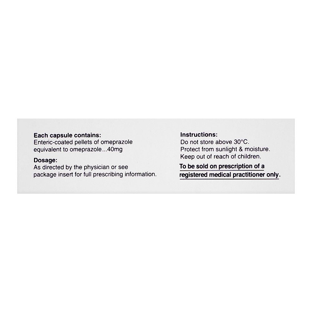 Getz Pharma Risek Capsule, 40mg, 1-Strip product image 3 - Bolanclinic