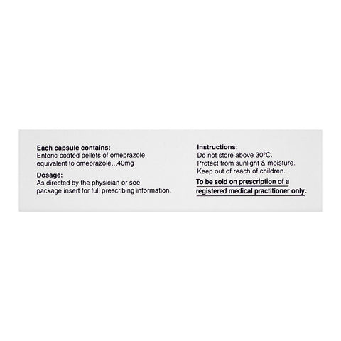 Getz Pharma Risek Capsule, 40mg, 1-Strip product image 3 - Bolanclinic