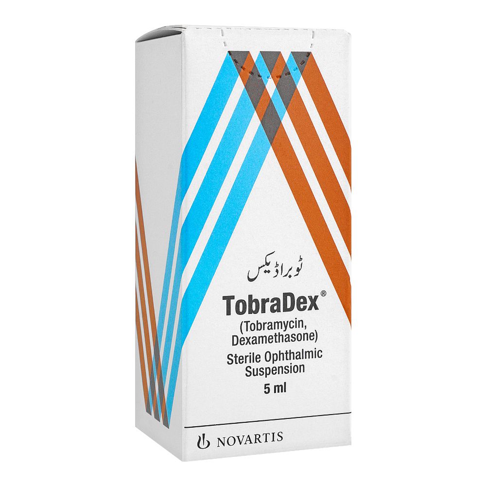 Novartis Pharmaceuticals TobraDex Sterile Ophthalmic Suspension, 5ml product image - Bolanclinic