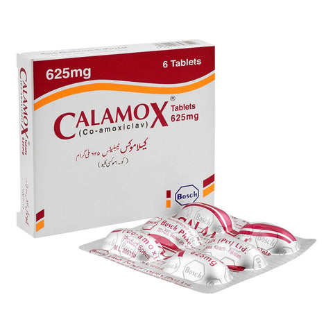 Bosch Pharmaceuticals Calamox Tablet, 625mg, 6-Pack product image - Bolanclinic