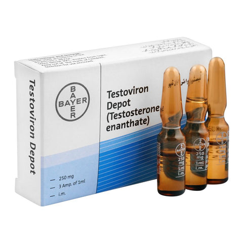 Bayer Pharmaceuticals Testoviron Injection, 250mg, 3-Pack product image - Bolanclinic