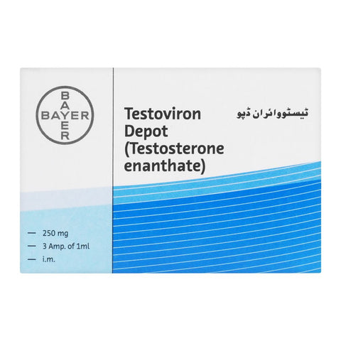 Bayer Pharmaceuticals Testoviron Injection, 250mg, 3-Pack product image 2 - Bolanclinic