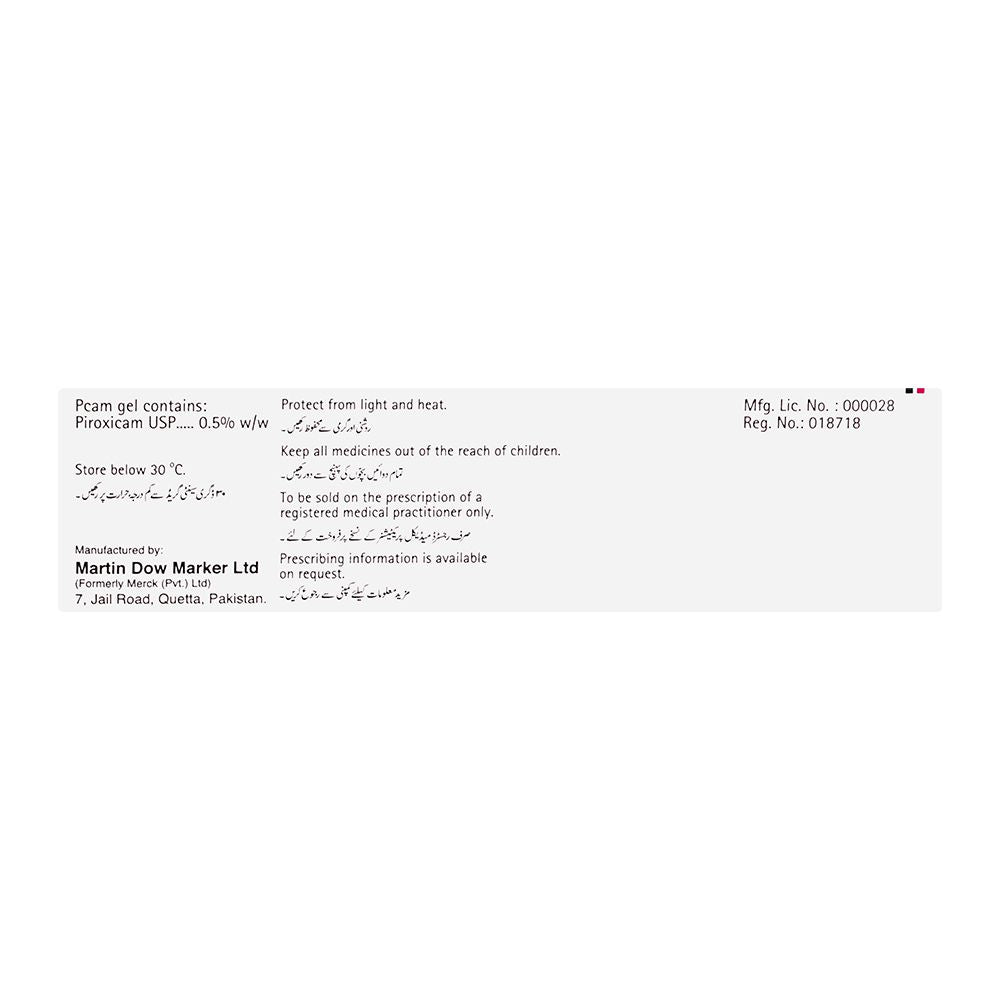 Martin Dow Pcam 0.5% Gel, 25g product image 2 - Bolanclinic