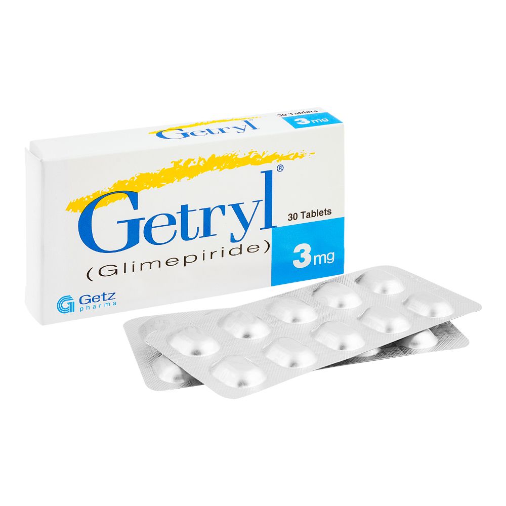 Getz Pharma Getryl Tablet, 3mg, 30-Pack product image - Bolanclinic
