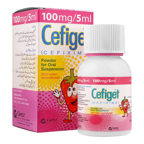 Getz Pharma Cefiget Powder Oral Suspension, 100mg/30ml product image 2 - Bolanclinic