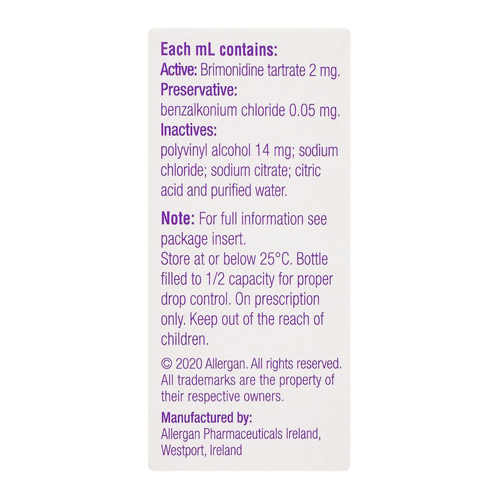 Barrett Hodgson Alphagan Ophthalmic Solution, 5ml product image 2 - Bolanclinic
