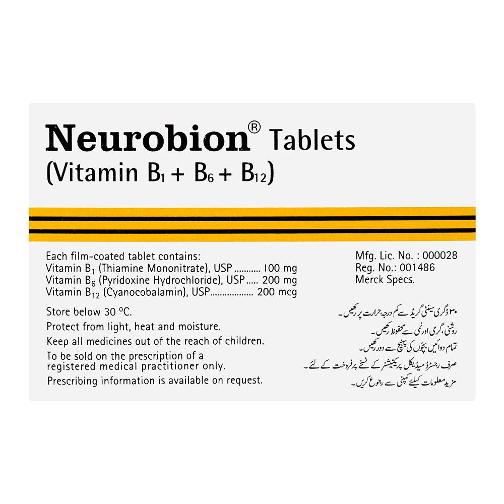 Martin Dow Neurobion Tablet, 1-Strip product image 4 - Bolanclinic