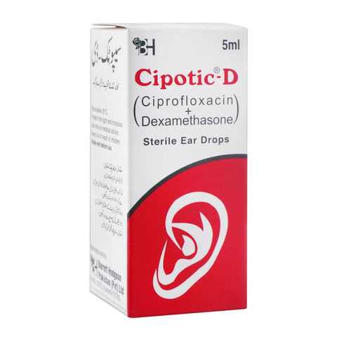 Barrett Hodgson Cipotic-D Ear Drops, 5ml product image - Bolanclinic