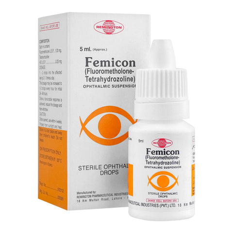 Remington Pharmaceuticals Femicon Eye Drops, 5ml product image - Bolanclinic