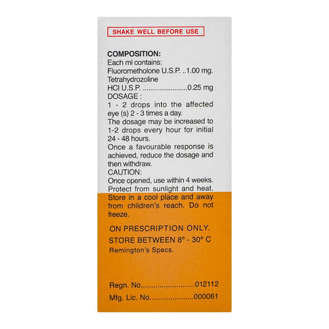 Remington Pharmaceuticals Femicon Eye Drops, 5ml product image 3 - Bolanclinic