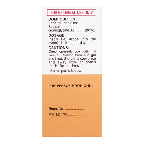 Remington Pharmaceuticals Histalyn Eye Drops, 5ml product image 3 - Bolanclinic