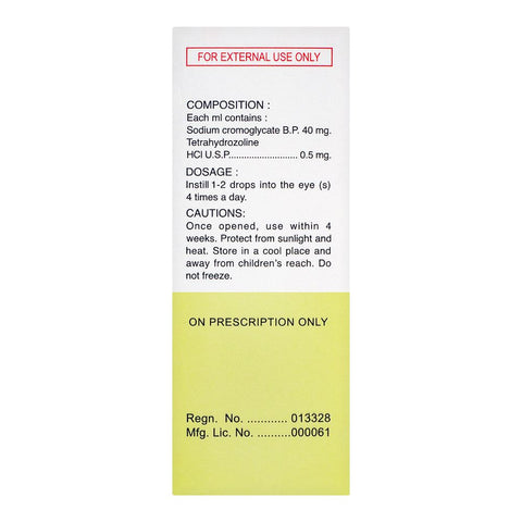 Remington Pharmaceuticals Histazolin Eye Drops, 5ml product image 3 - Bolanclinic