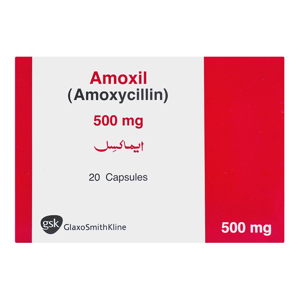 GSK Amoxil Capsule, 500mg, 1-Strip product image 2 - Bolanclinic