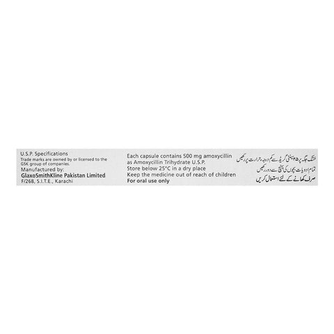 GSK Amoxil Capsule, 500mg, 1-Strip product image 4 - Bolanclinic