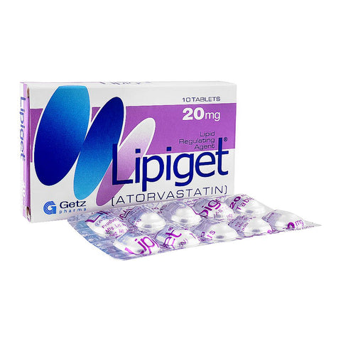 Getz Pharma Lipiget Tablet, 20mg, 10-Pack product image 2 - Bolanclinic