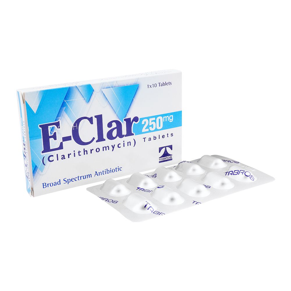 Tabros Pharma E-Clar Tablet, 250mg, 10-Pack product image - Bolanclinic