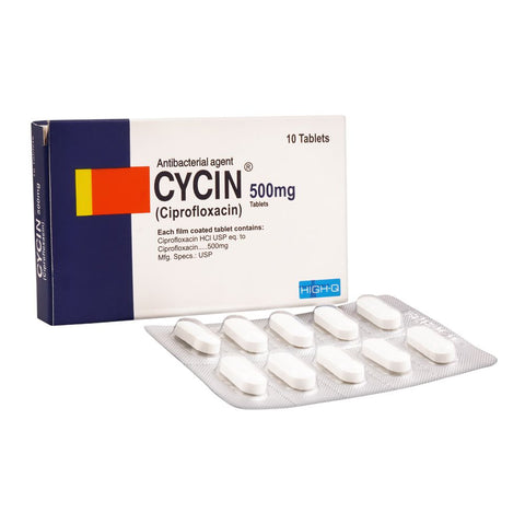High-Q Pharmaceuticals Cycin Tablet, 500mg, 10-Pack product image - Bolanclinic
