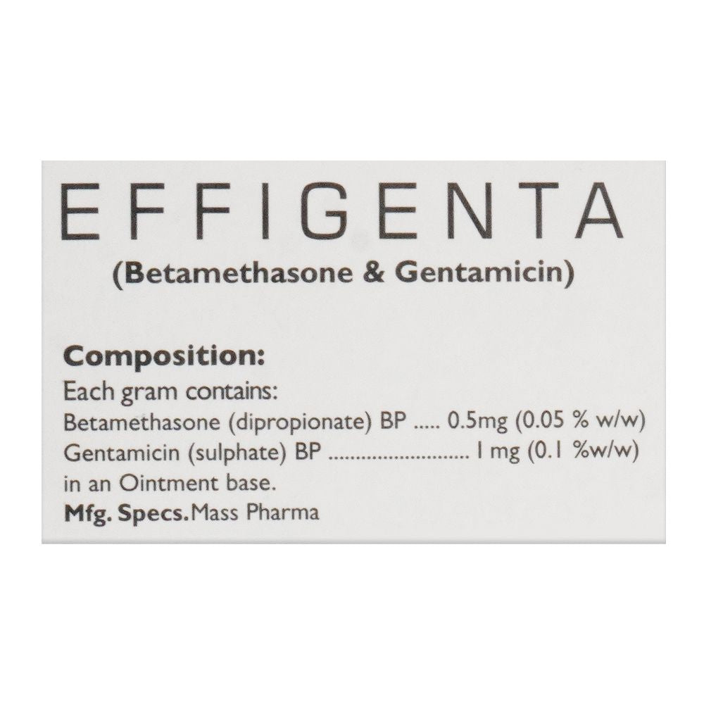Mass Pharma Effigenta Ointment, 15g product image 3 - Bolanclinic