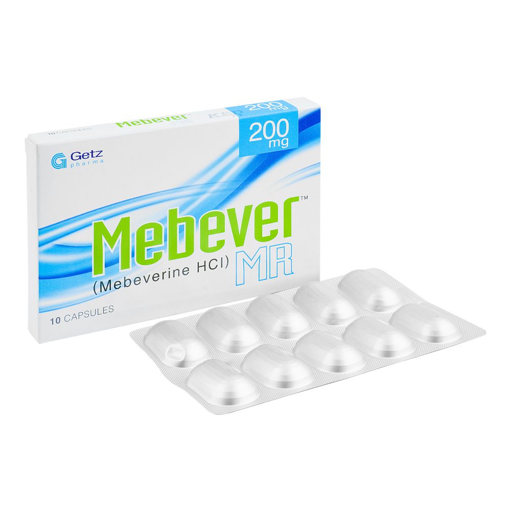 Getz Pharma Mebever MR Capsule, 200mg, 10-Pack product image 2 - Bolanclinic