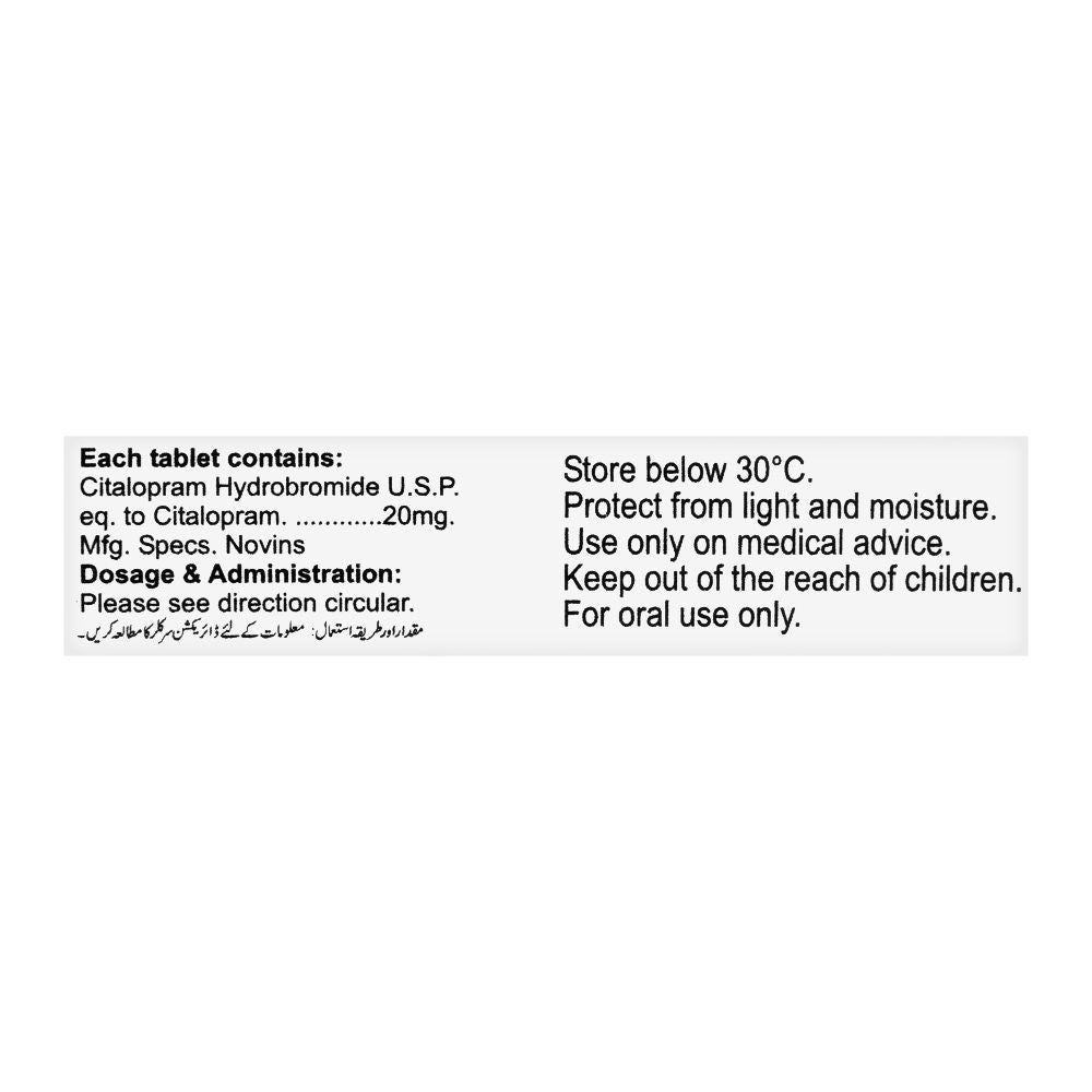 Novins International NoviPram Tablet, 20mg, 10-Pack product image 2 - Bolanclinic