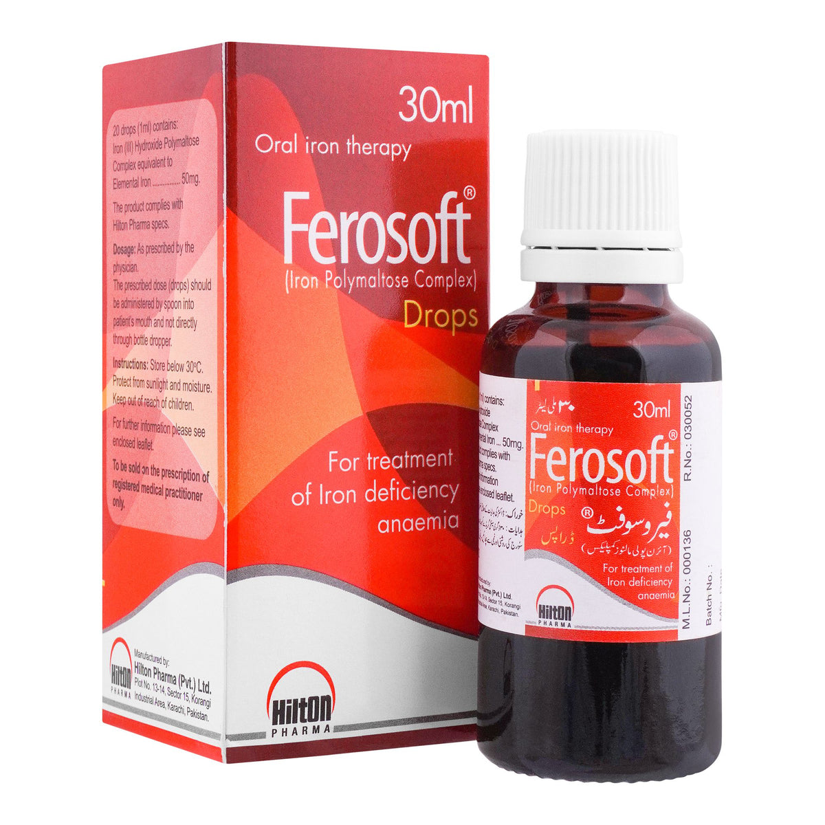 Hilton Pharma Ferosoft Drop, 30ml product image - Bolanclinic