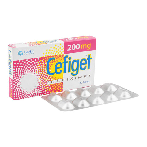 Getz Pharma Cefiget Tablet, 200mg, 10-Pack product image 2 - Bolanclinic