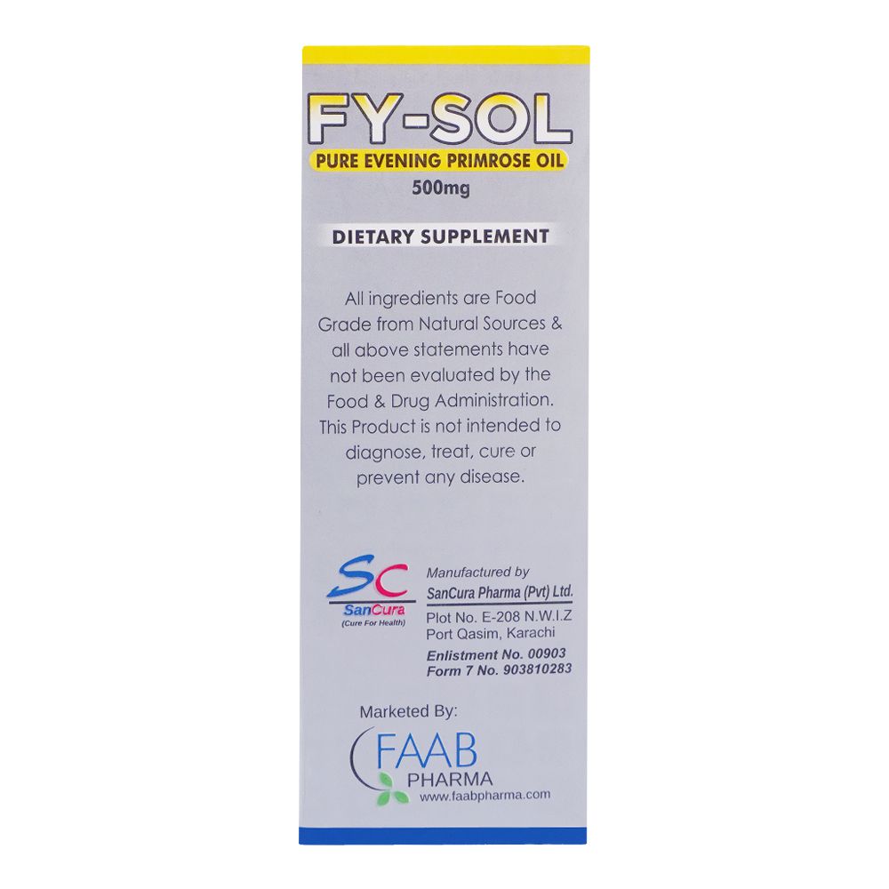 SanCura Pharma FY-Sol Dietary Supplement Capsule, 500mg, 30-Pack product image 4 - Bolanclinic