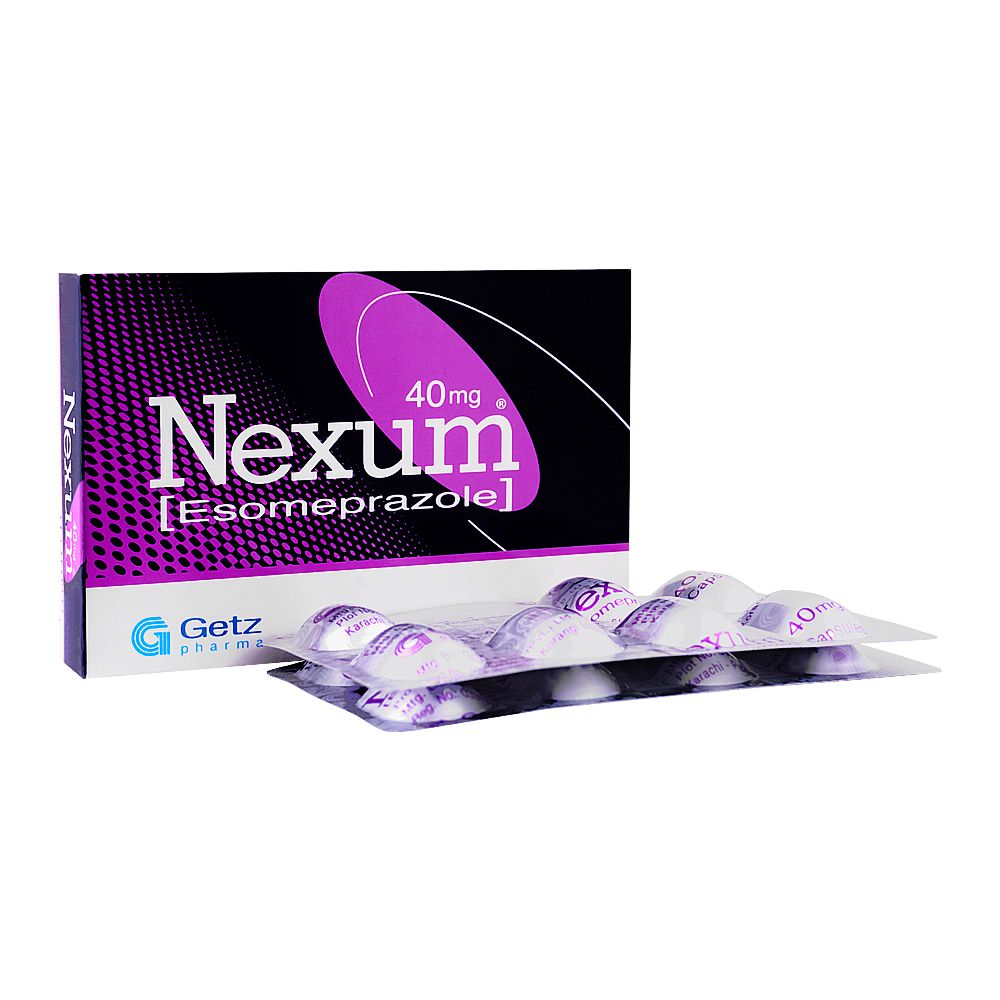 Getz Pharma Nexum Capsule, 40mg 1-Strip product image - Bolanclinic